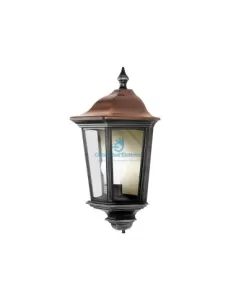 Half copper sconce sf.fum È - black silver